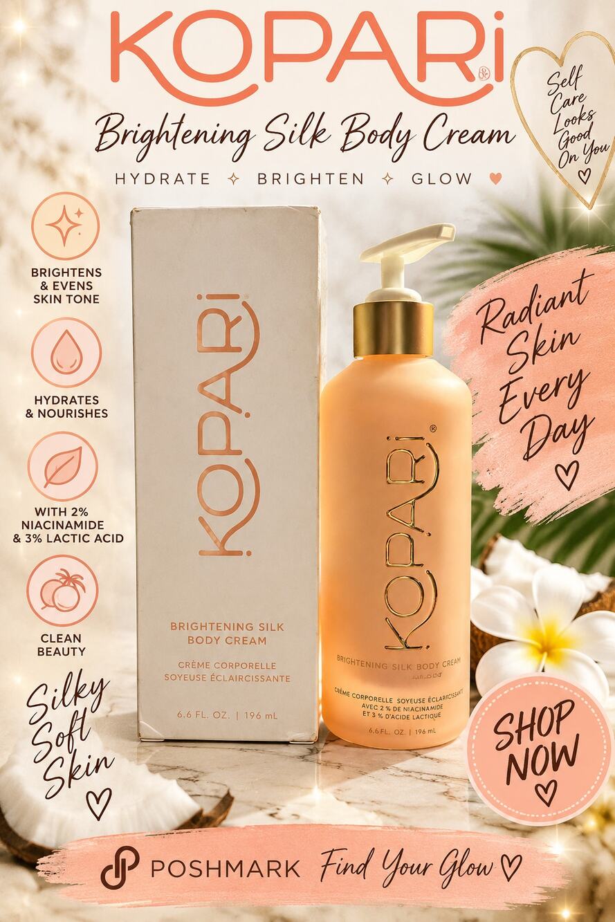 Kopari $48 Brightening Silk Body Cream NIB
